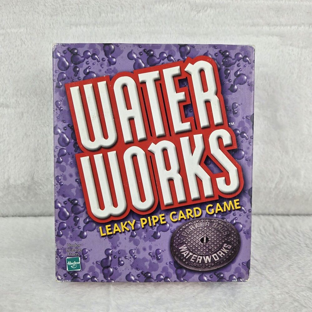 Vintage‎ 2002 Waterworks Leaky Pipe Card Game Complete Hasbro